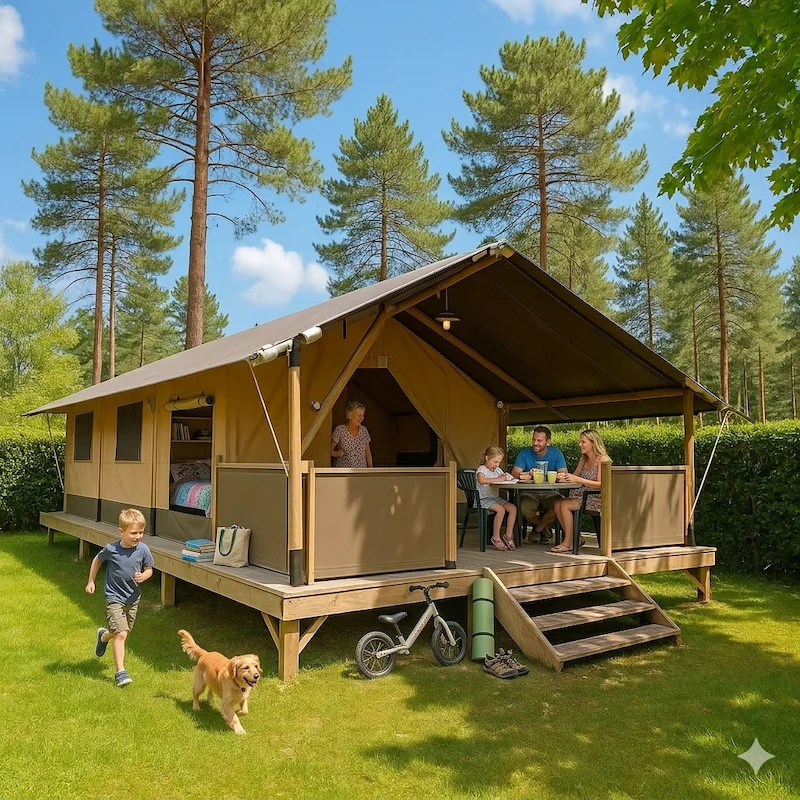 Camping Kabana au coeur des Pins en Vendée